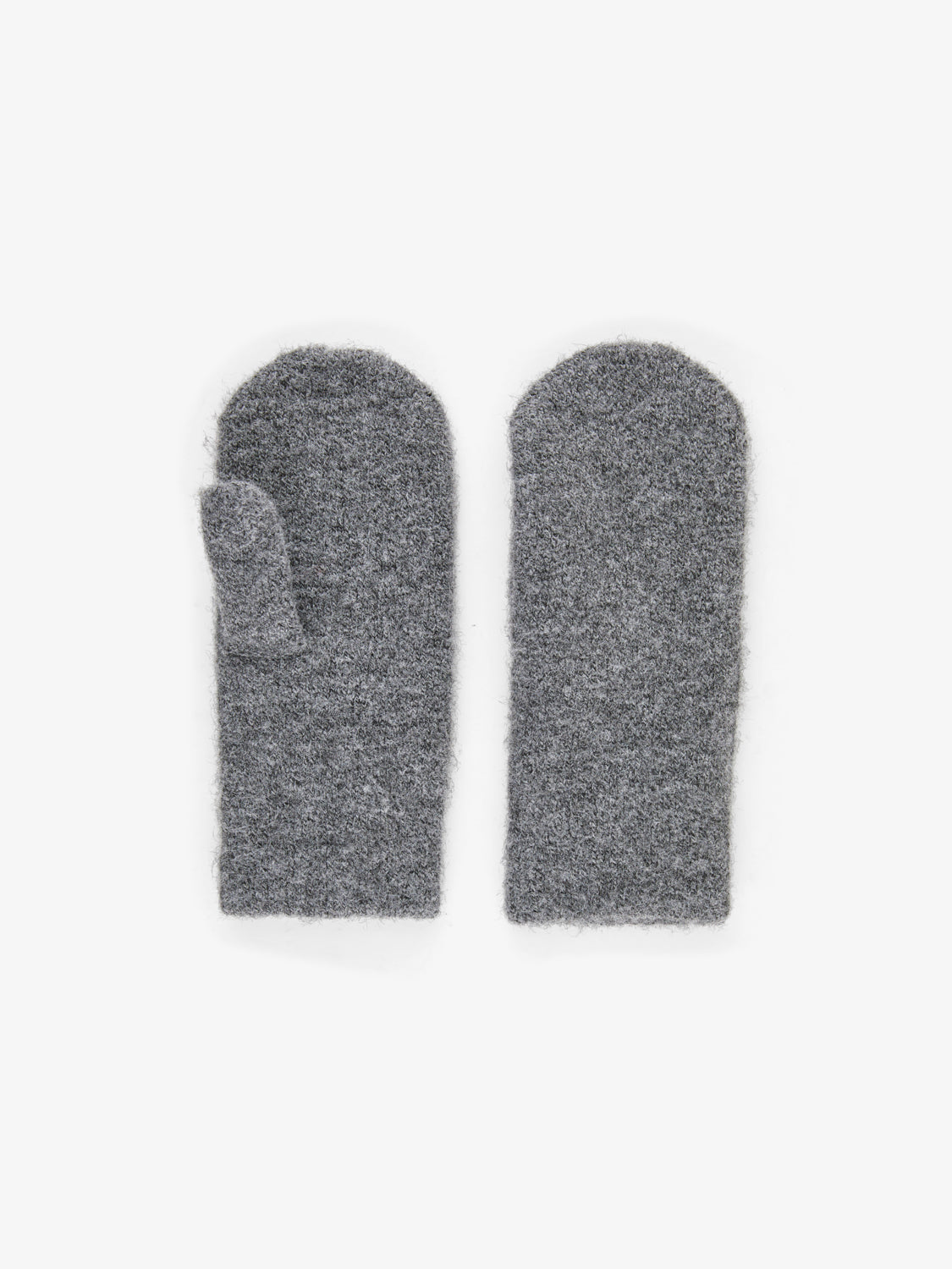 PCBERTA Mittens - Medium Grey Melange